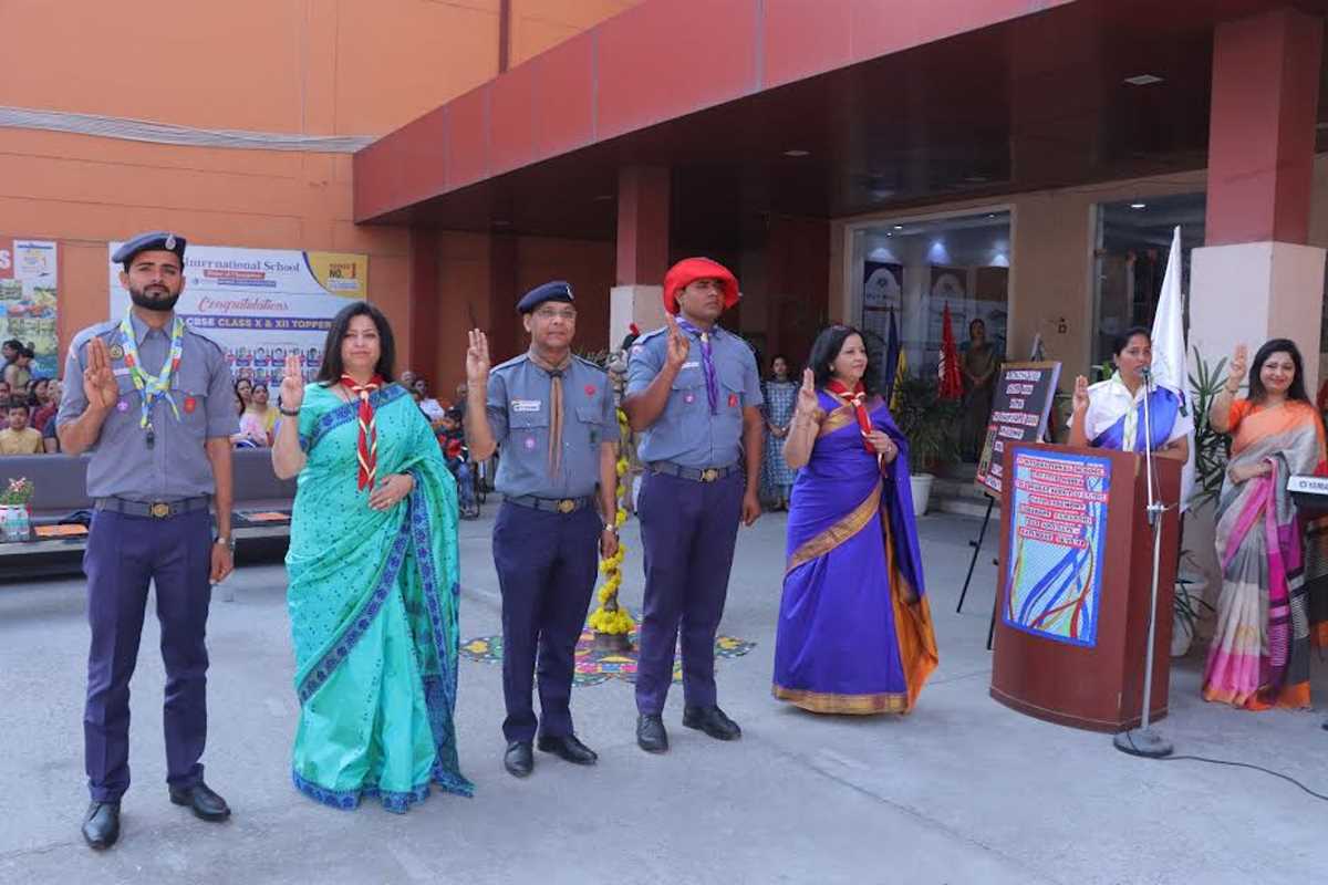 स्काउट एवं गाइड के दीक्षांत समारोह का हुआ आयोजन